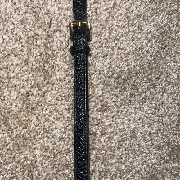 Michael Kors Double Pouch Crossbody Med/Large Black Pebbled Leather Excellent! - Picture 6 of 14